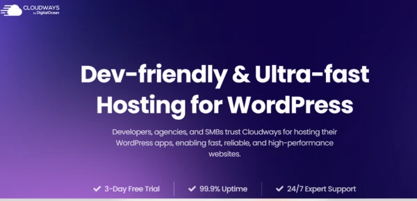 Cloudways mid-range WordPress hosting with flexible cloud servers and managed performance