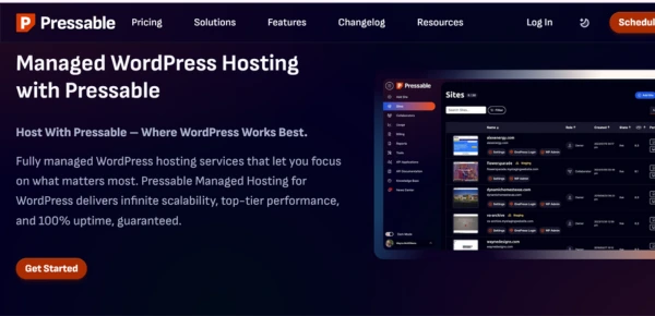 Pressable fastest WordPress hosting with high-performance managed servers
