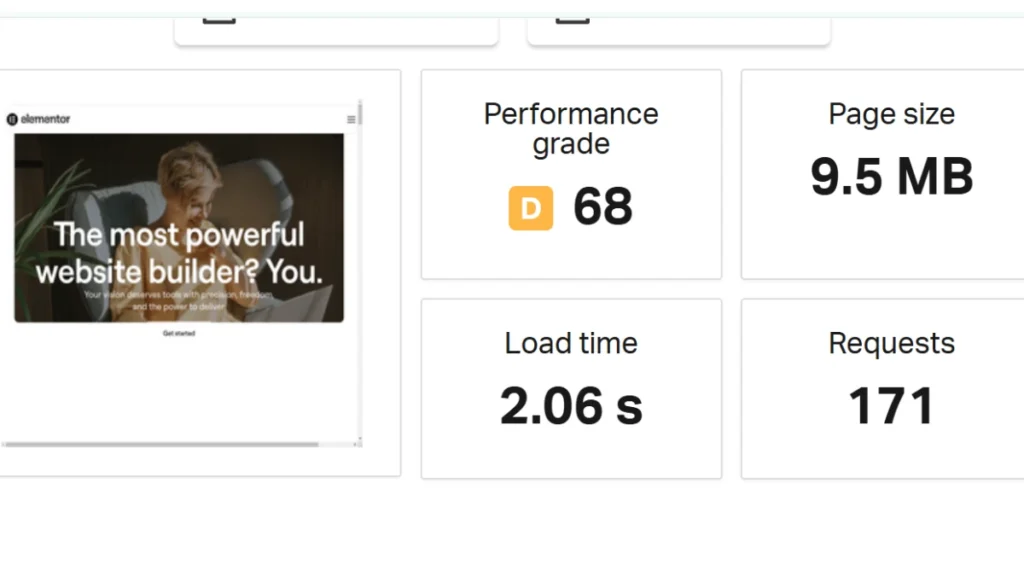 Elementor Hosting speed features optimized for Elementor WordPress websites