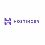 Hostinger web hosting logo with white background
