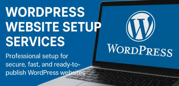 Professional WordPress website setup service