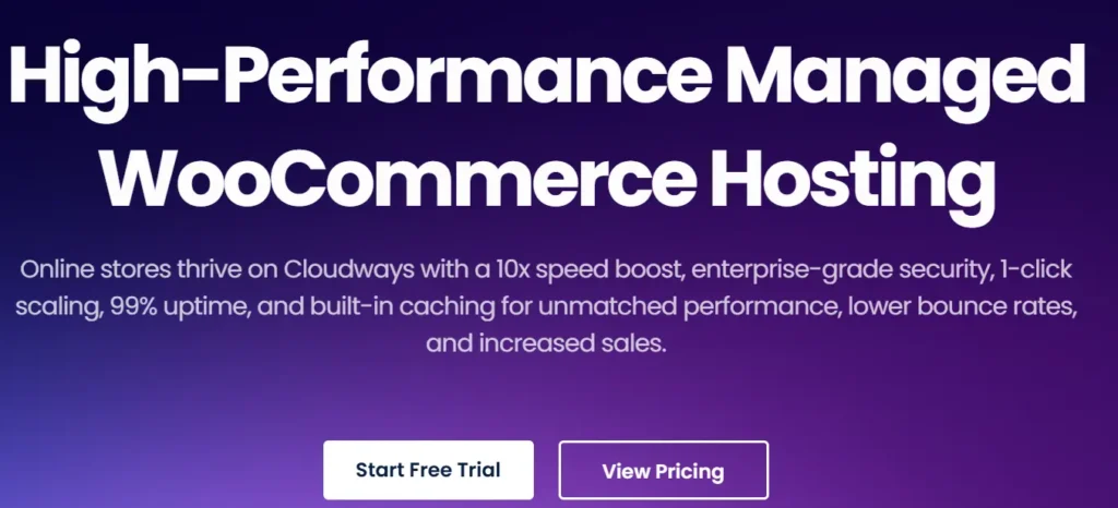 High-Performance Managed WooCommerce Hosting by Cloudways