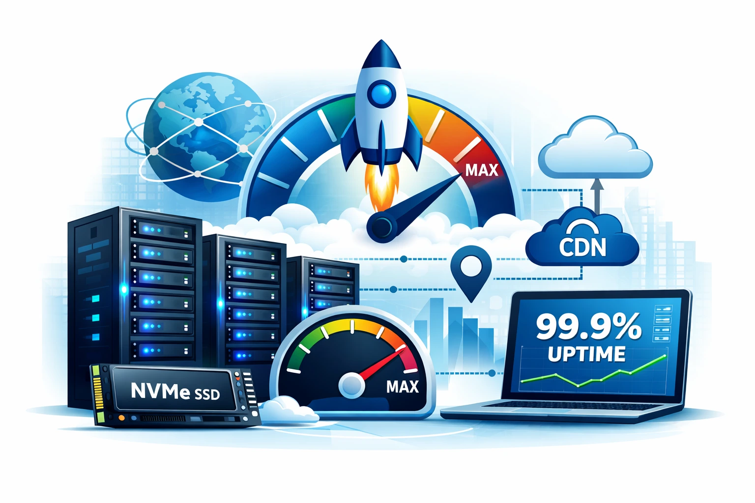 Bluehost Speed, Uptime, and Stress Testing Results