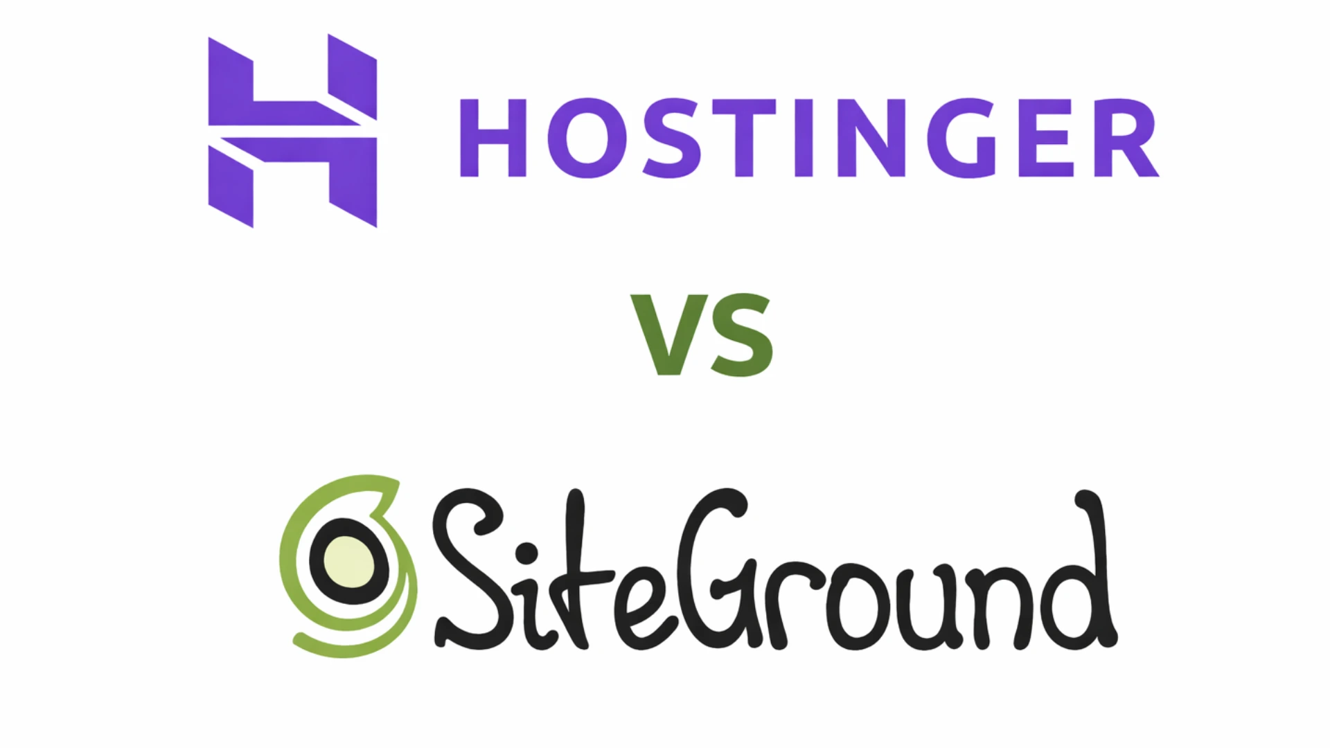 Hostinger vs SiteGround 2026: Which Web Hosting Is Best?