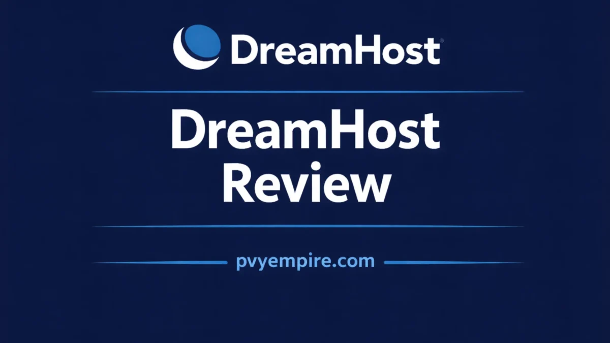 DreamHost review 2026 showing pricing, features, performance, and pros and cons of DreamHost hosting