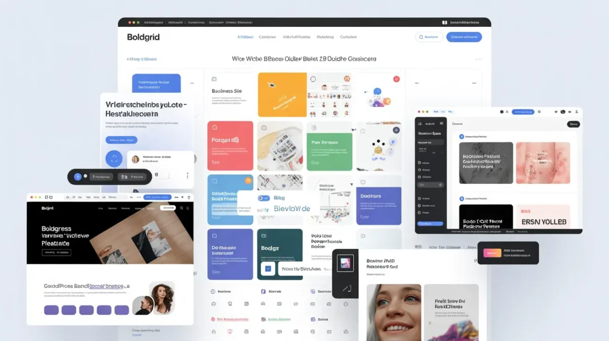 WordPress website builder, also known as BoldGrid
