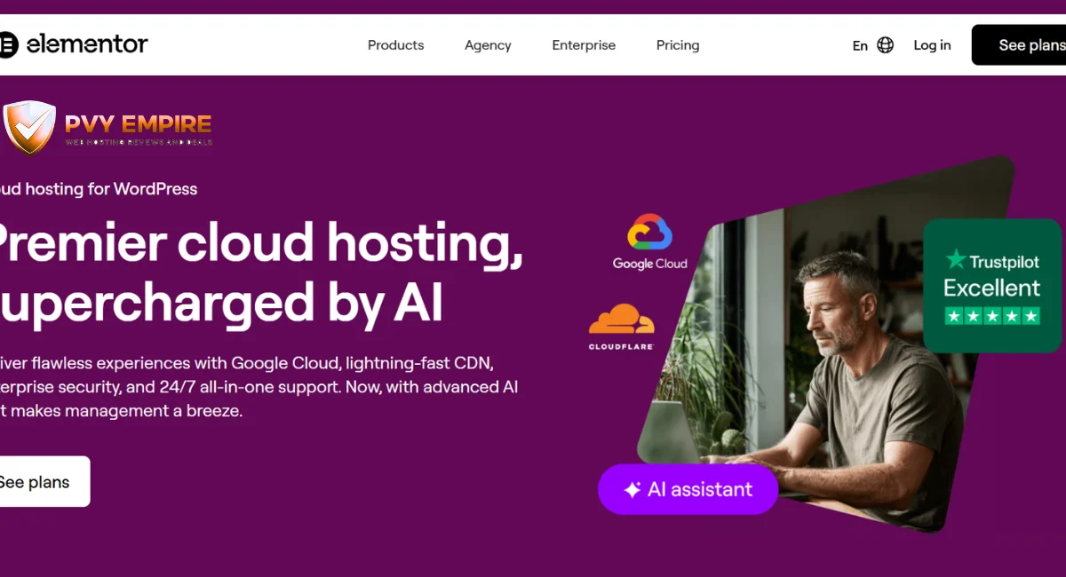 Elementor Hosting Banner