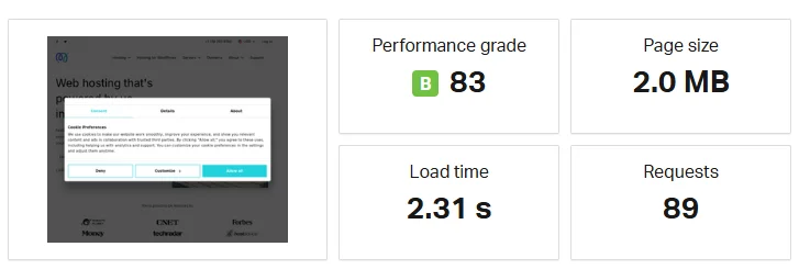MochaHost Performance Test Report – Speed & Load Time Results pvyempire