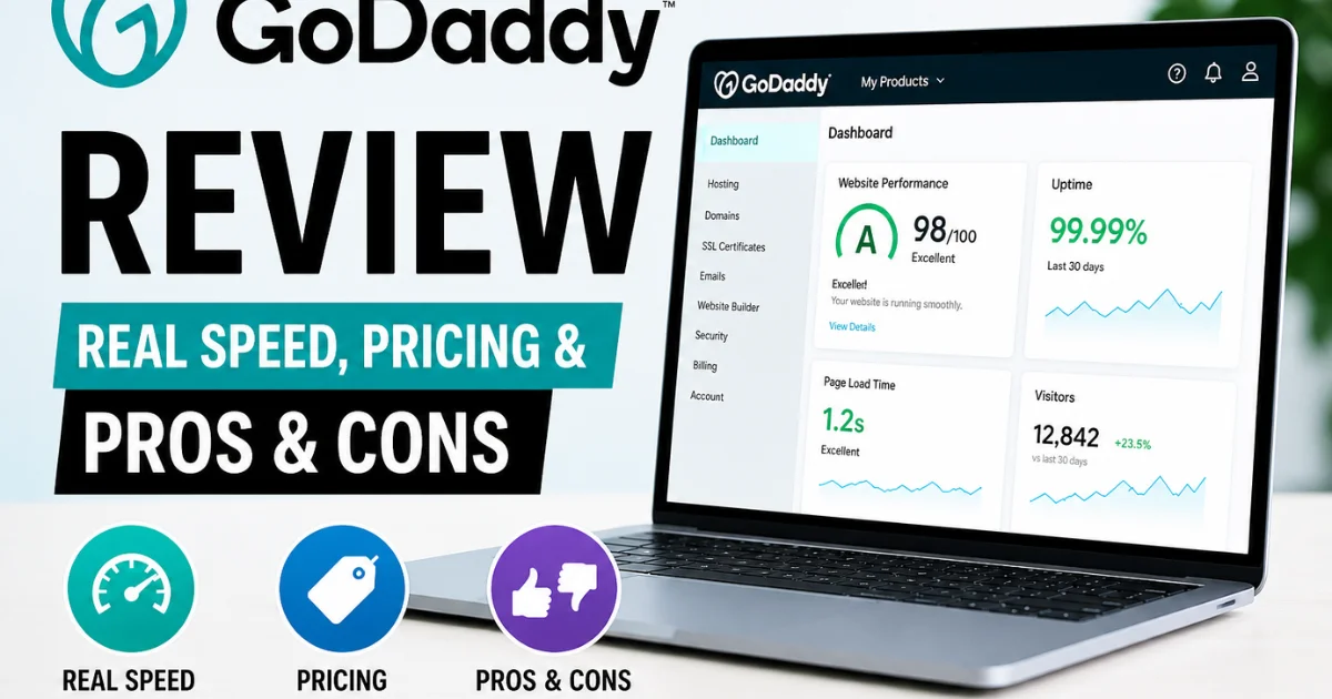 GoDaddy Review: Real Speed, Pricing & Pros/Cons PVYEmpire