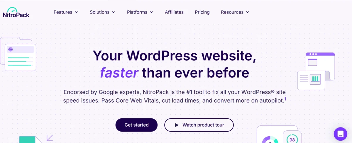 Your WordPress website,
faster than ever before