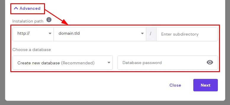 hostinger Installing WordPress