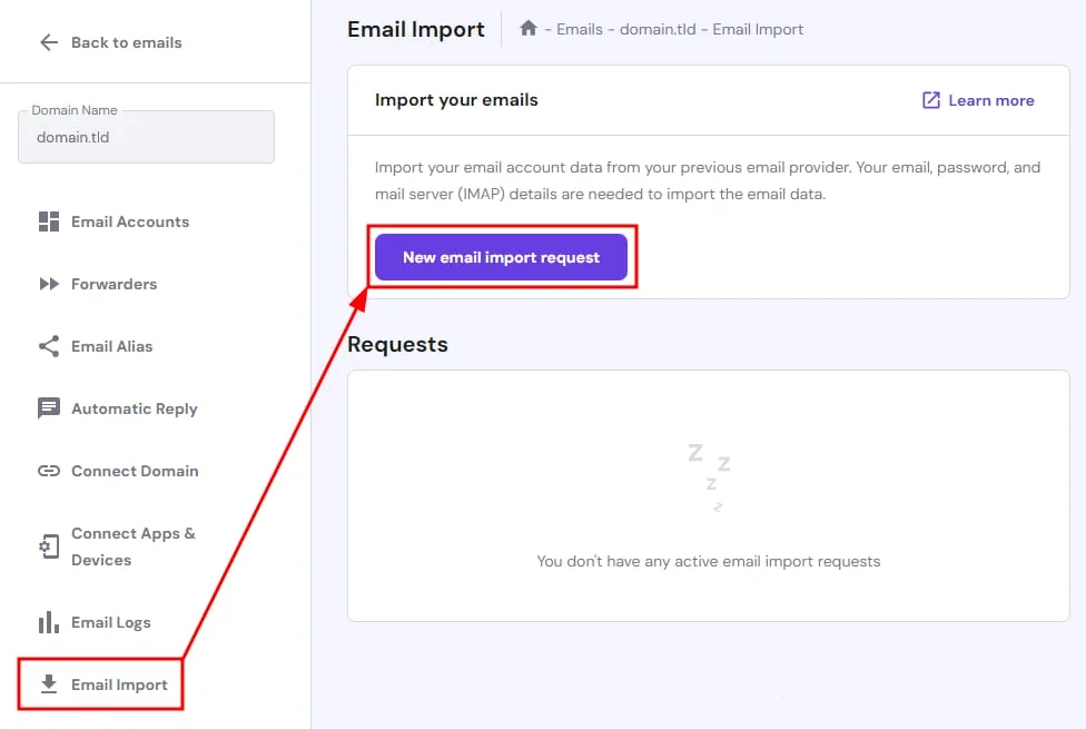 Migrating Emails From Another Provider hostinger