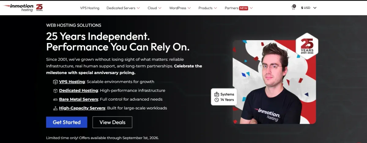 inmotionhosting official page