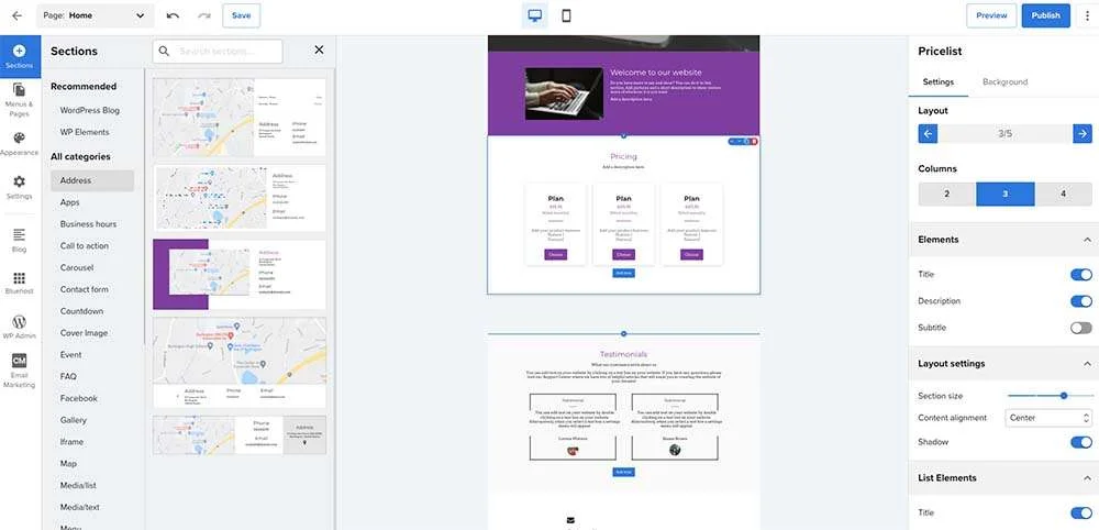 Customize Your Website