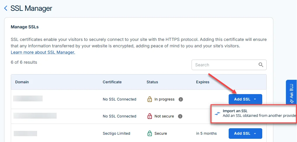 How to Install Single Domain SSL on Bluehost
