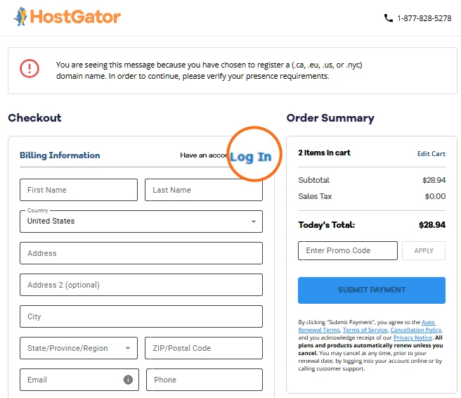 How to Register a Domain with HostGator
