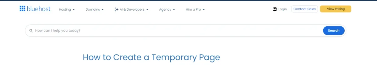 What Is a Bluehost Coming Soon Page
