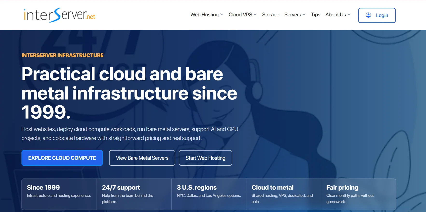 interserver home page banner